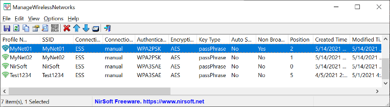 Manage Wireless Networks on Windows 10